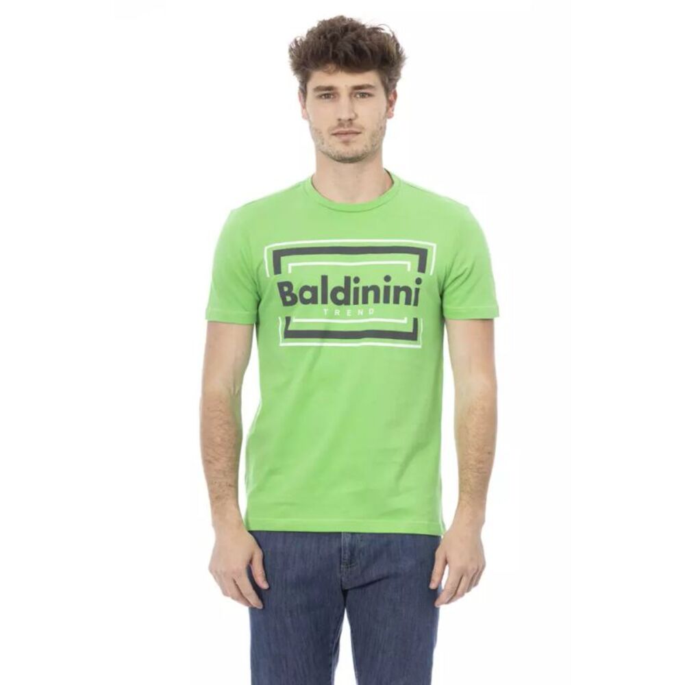 Baldinini Trend Green Cotton Men Men's T-Shirt